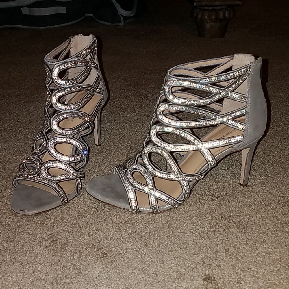 Antonio melani rhinestone heels